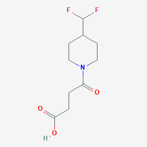 molecular formula C10H15F2NO3 B1489187 4-(4-(Difluoromethyl)piperidin-1-yl)-4-oxobutanoic acid CAS No. 2005675-56-7