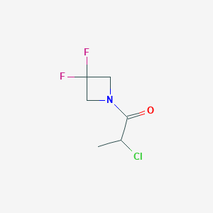 2-Chloro-1-(3,3-difluoroazetidin-1-yl)propan-1-one