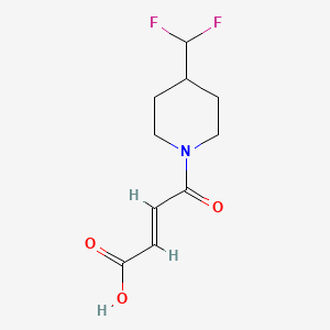 (E)-4-(4-(difluoromethyl)piperidin-1-yl)-4-oxobut-2-enoic acid