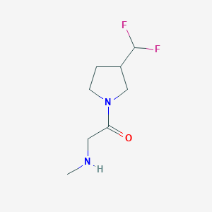 1-(3-(Difluoromethyl)pyrrolidin-1-yl)-2-(methylamino)ethan-1-one