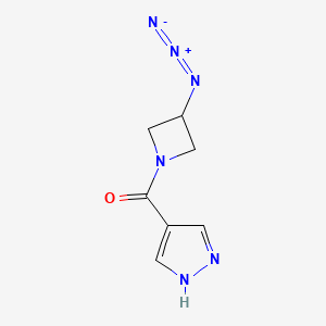 (3-azidoazetidin-1-yl)(1H-pyrazol-4-yl)methanone