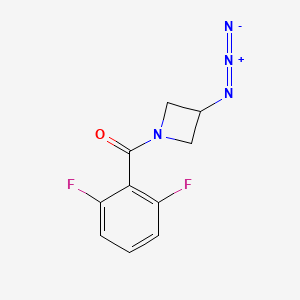 molecular formula C10H8F2N4O B1489207 (3-Azidoazetidin-1-yl)(2,6-difluorophenyl)methanone CAS No. 2097978-18-0