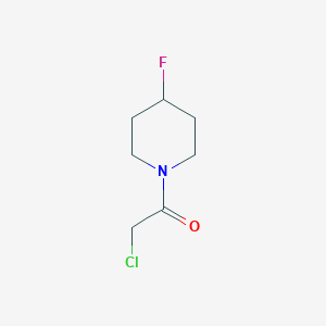 2-Chloro-1-(4-fluoropiperidin-1-yl)ethan-1-one