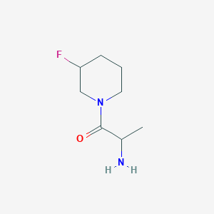 molecular formula C8H15FN2O B1489210 2-Amino-1-(3-fluoropiperidin-1-yl)propan-1-one CAS No. 2000298-96-2