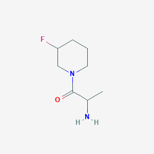 2-Amino-1-(3-fluoropiperidin-1-yl)propan-1-one