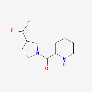 (3-(Difluoromethyl)pyrrolidin-1-yl)(piperidin-2-yl)methanone