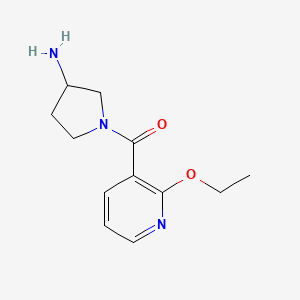 (3-Aminopyrrolidin-1-yl)(2-ethoxypyridin-3-yl)methanone