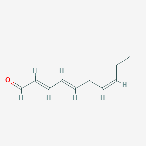 molecular formula C10H14O B148922 (2e,4e,7z)-2,4,7-Decatrienal CAS No. 66642-86-2