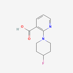 2-(4-Fluoropiperidin-1-yl)nicotinic acid