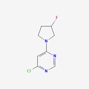 4-Chloro-6-(3-fluoropyrrolidin-1-yl)pyrimidine