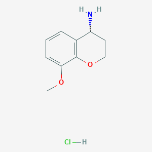 molecular formula C10H14ClNO2 B14892301 (R)-8-Methoxychroman-4-amine hydrochloride 