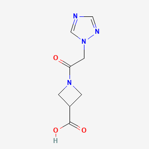1-(2-(1H-1,2,4-triazol-1-yl)acetyl)azetidine-3-carboxylic acid