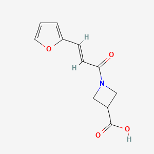 (E)-1-(3-(furan-2-yl)acryloyl)azetidine-3-carboxylic acid