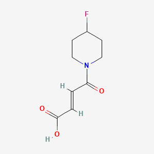 (E)-4-(4-fluoropiperidin-1-yl)-4-oxobut-2-enoic acid