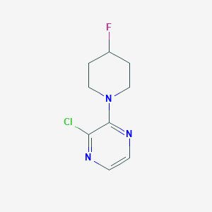 2-Chloro-3-(4-fluoropiperidin-1-yl)pyrazine