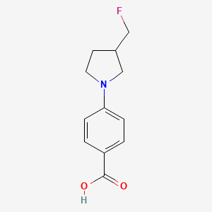 4-(3-(Fluoromethyl)pyrrolidin-1-yl)benzoic acid