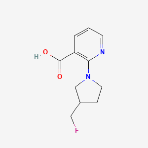 2-(3-(Fluoromethyl)pyrrolidin-1-yl)nicotinic acid