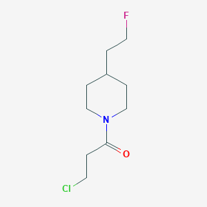 3-Chloro-1-(4-(2-fluoroethyl)piperidin-1-yl)propan-1-one