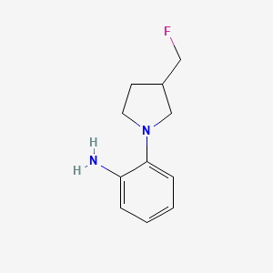 2-(3-(Fluoromethyl)pyrrolidin-1-yl)aniline