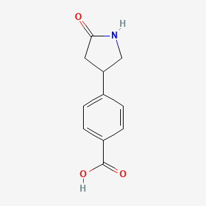 4-(5-Oxopyrrolidin-3-yl)benzoic acid