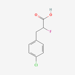 3-(4-Chlorophenyl)-2-fluoropropanoic acid