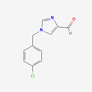 1-(4-chlorobenzyl)-1H-imidazole-4-carbaldehyde