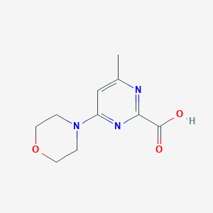 4-Methyl-6-morpholinopyrimidine-2-carboxylic acid