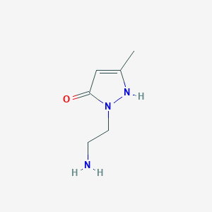1-(2-aminoethyl)-3-methyl-1H-pyrazol-5-ol