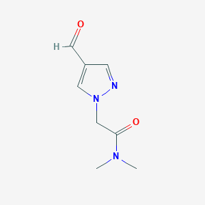 2-(4-formyl-1H-pyrazol-1-yl)-N,N-dimethylacetamide