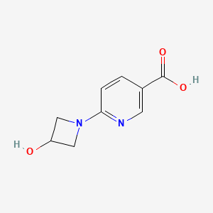 6-(3-Hydroxyazetidin-1-yl)nicotinic acid