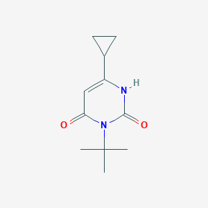 3-Tert-butyl-6-cyclopropyl-1,2,3,4-tetrahydropyrimidine-2,4-dione