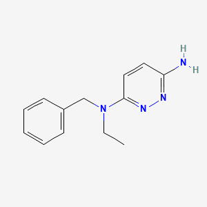 molecular formula C13H16N4 B1489282 N3-benzyl-N3-ethylpyridazine-3,6-diamine CAS No. 1502958-50-0