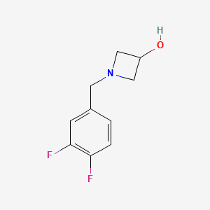 molecular formula C10H11F2NO B1489296 1-[(3,4-Difluorophenyl)methyl]azetidin-3-ol CAS No. 1548352-59-5