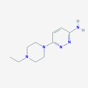 molecular formula C10H17N5 B1489299 6-(4-Ethylpiperazin-1-yl)pyridazin-3-amine CAS No. 1507638-98-3