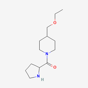 molecular formula C13H24N2O2 B1489301 4-(Ethoxymethyl)-1-prolylpiperidine CAS No. 1508757-46-7