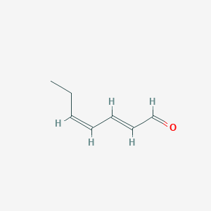 molecular formula C7H10O B148931 (E,Z)-2,4-heptadienal CAS No. 4313-02-4
