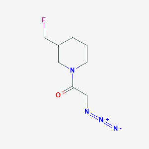 2-Azido-1-(3-(fluoromethyl)piperidin-1-yl)ethan-1-one