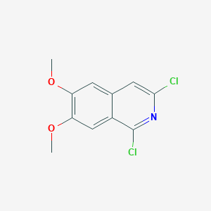 molecular formula C11H9Cl2NO2 B1489326 1,3-Dichloro-6,7-dimethoxyisoquinoline CAS No. 24623-42-5