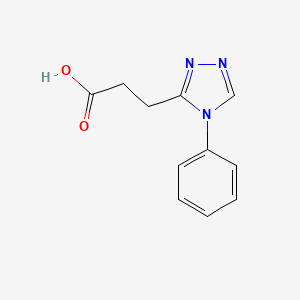 3-(4-phenyl-4H-1,2,4-triazol-3-yl)propanoic acid
