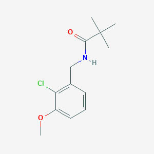 N-(2-Chloro-3-methoxybenzyl)-2,2-dimethylpropanamide