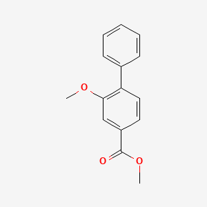molecular formula C15H14O3 B1489339 Methyl 2-methoxy-[1,1'-biphenyl]-4-carboxylate CAS No. 175152-72-4