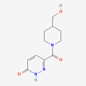 6-[4-(Hydroxymethyl)piperidine-1-carbonyl]-2,3-dihydropyridazin-3-one