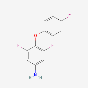 4-(4-Fluorophenoxy)-3,5-difluoroaniline