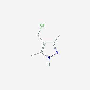 molecular formula C6H9ClN2 B1489365 4-(chloromethyl)-3,5-dimethyl-1H-pyrazole CAS No. 152239-41-3