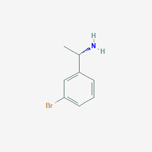 molecular formula C8H10BrN B148937 (S)-1-(3-bromophenyl)ethanamine CAS No. 139305-96-7