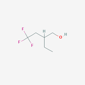 molecular formula C6H11F3O B1489385 2-Ethyl-4,4,4-trifluorobutanol CAS No. 769169-20-2