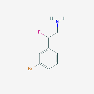molecular formula C8H9BrFN B1489394 2-(3-Bromophenyl)-2-fluoroethan-1-amine CAS No. 794472-18-7