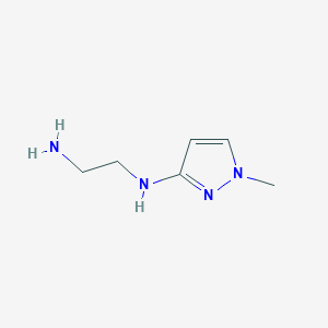 molecular formula C6H12N4 B1489400 N-(2-Aminoethyl)-1-methyl-1H-pyrazol-3-amine CAS No. 1690855-35-6