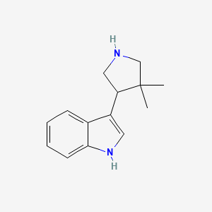 3-(4,4-dimethylpyrrolidin-3-yl)-1H-indole