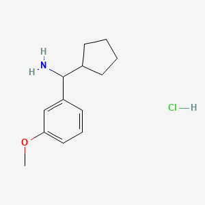 Cyclopentyl(3-methoxyphenyl)methanamine hydrochloride